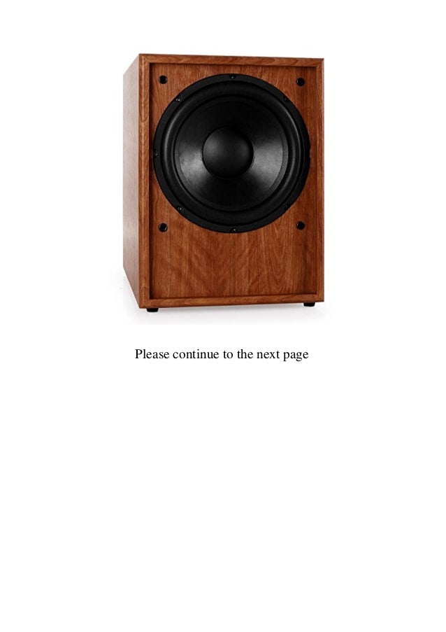 auna multimedia subwoofer