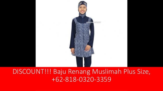Discount baju  renang  muslimah  plus size  62 818 0320 3359