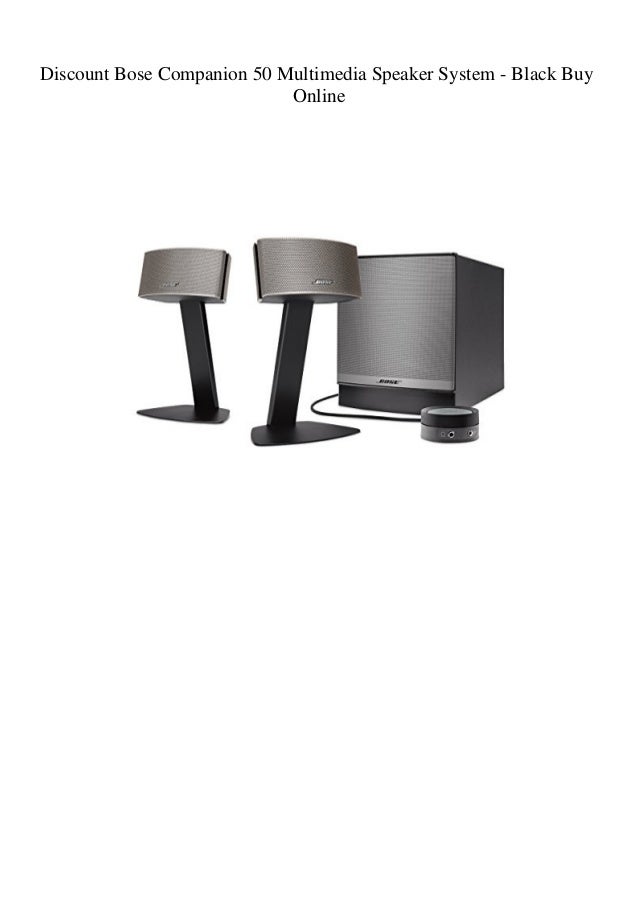 bose companion 50 multimedia speaker system