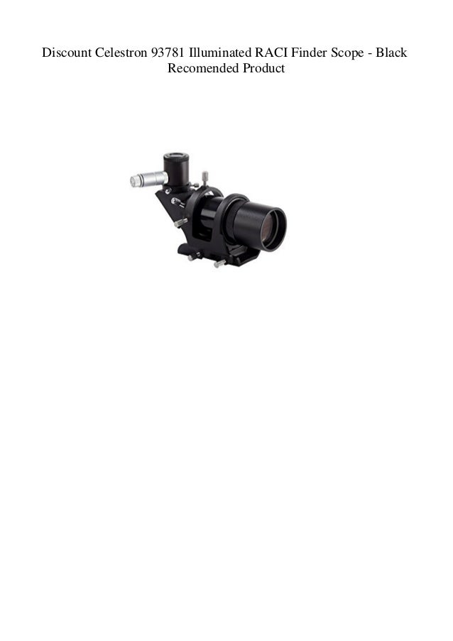 celestron illuminated raci finder scope