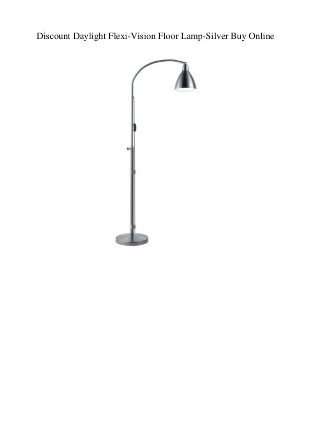 Discount Daylight Flexi Vision Floor Lamp Silver Buy Online