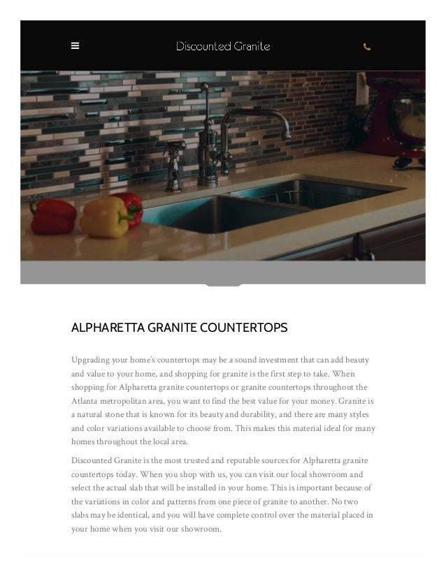 Discounted Granite Countertops