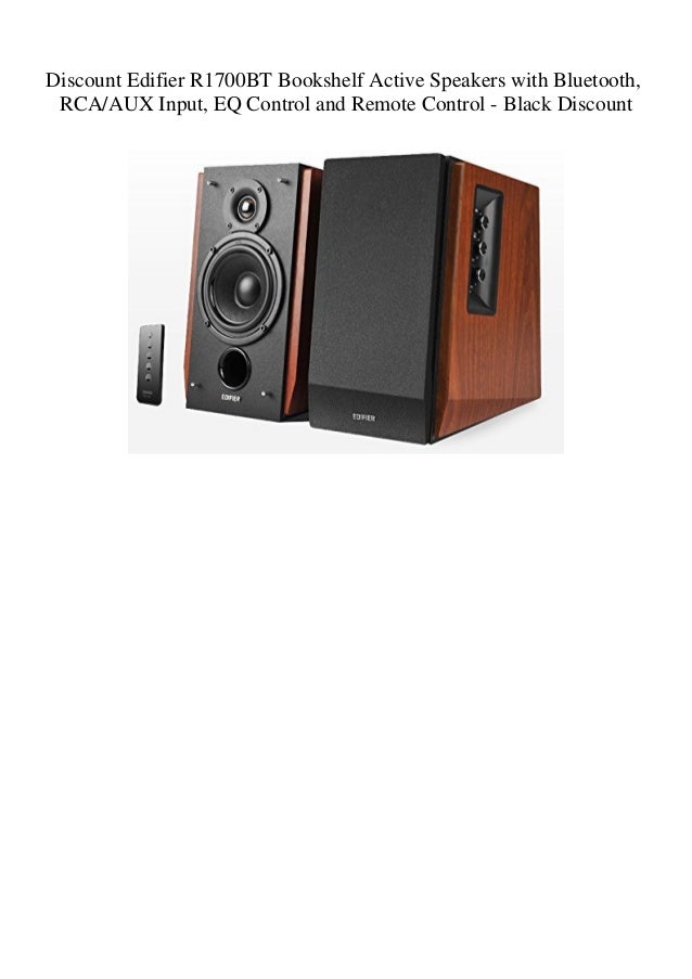 Discount Edifier R1700bt Bookshelf Active Speakers With Bluetooth Rc