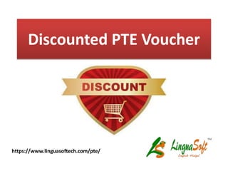 Discounted PTE Voucher
https://www.linguasoftech.com/pte/
 