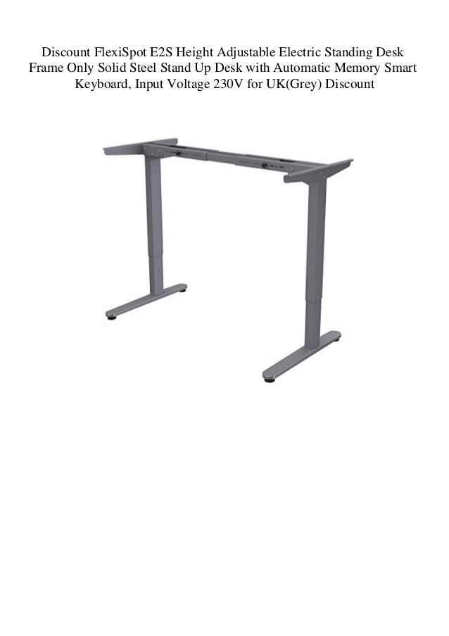 Discount Flexispot E2s Height Adjustable Electric Standing Desk Frame