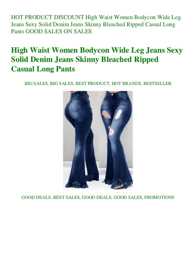 solid wide leg jeans