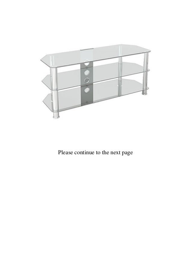 clear glass and chrome tv stand