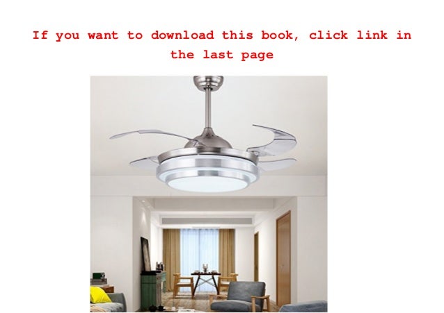 Discount Led Invisible Ceiling Fan Light And Remote Control Modern