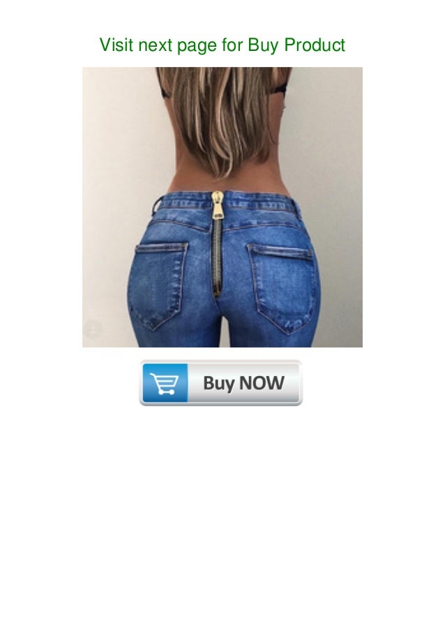 back zipper jeans plus size