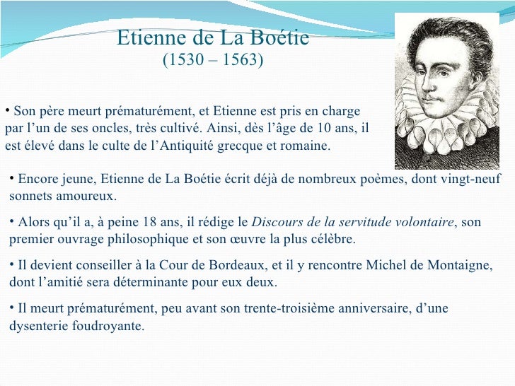 Discours De La Servitude Volontaire Pdf Gratuit