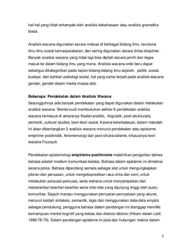 Makalah Discourse Analysis