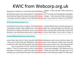 KWIC from Webcorp.org.uk 
