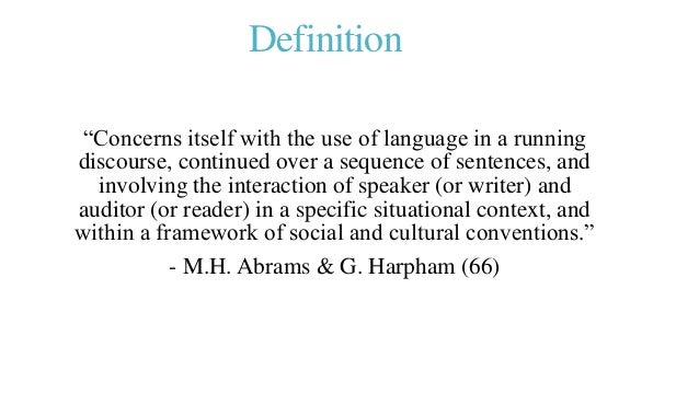 approaches to discourse language as social interaction pdf