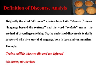 Discourse analysis by naveed ali