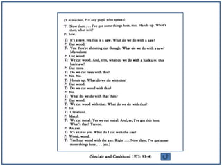 Discourse analysis (Schmitt's book chapter 4)
