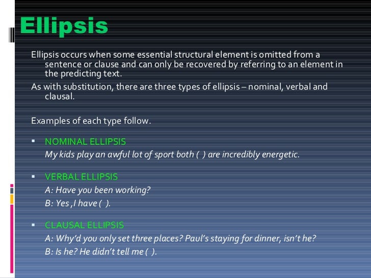 Discourse properties