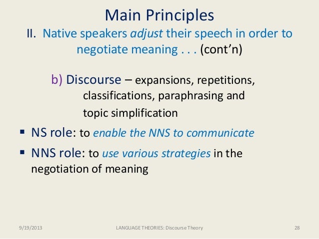 Discursive strategy meaning
