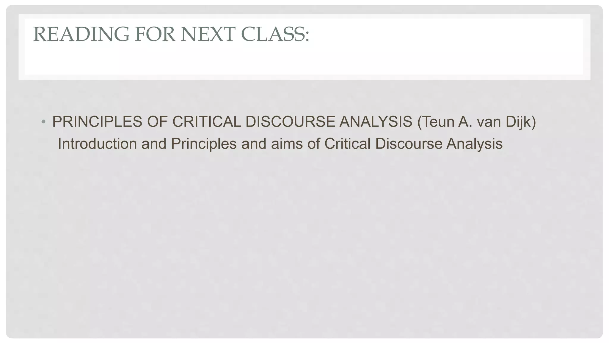 Discourse types | PPTX
