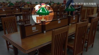 49
與對⾯面與旁邊共⽤用檯燈
 