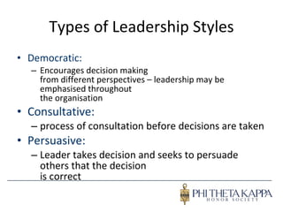 Discover  Leadership  Styles