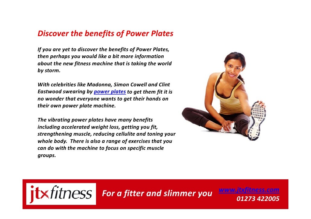 Discover The Benefits Of Power Plates