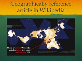 Geographically reference
article in Wikipedia
 