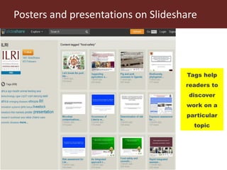 Using social media to enhance research discoverability: Experiences of the International Livestock Research Institute