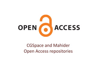  Using social media to enhance research discoverability: Experiences of the International Livestock Research Institute