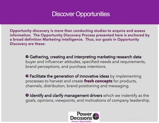 Discover Marketing Opportunities -- with B2B marketing research -- to grow sales, market share and competitive advantage.