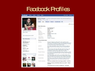 Facebook Profiles 