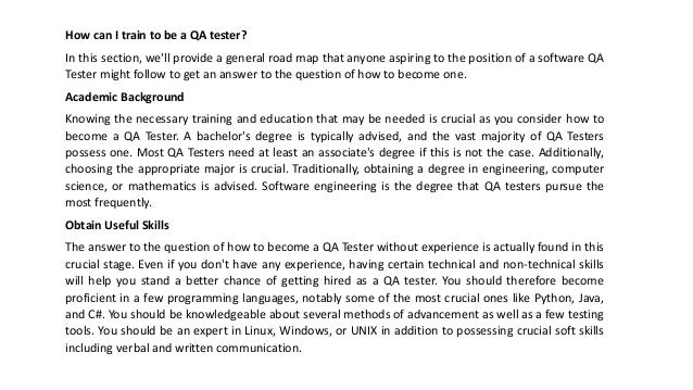 Discover How to Become a QA Tester | PPT