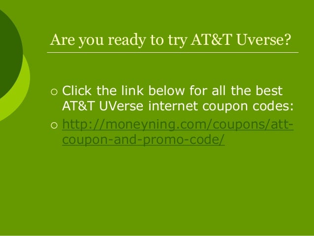 att uverse promotion code