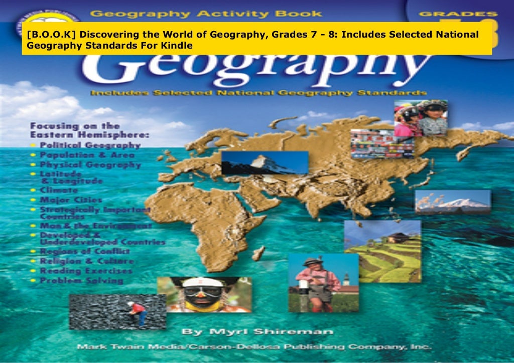 [B.O.O.K] Discovering the World of Geography, Grades 7 8 Includes