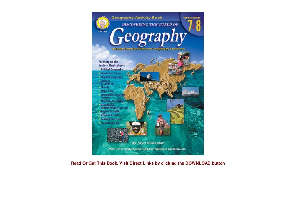 [B.O.O.K] Discovering the World of Geography, Grades 7 8 Includes