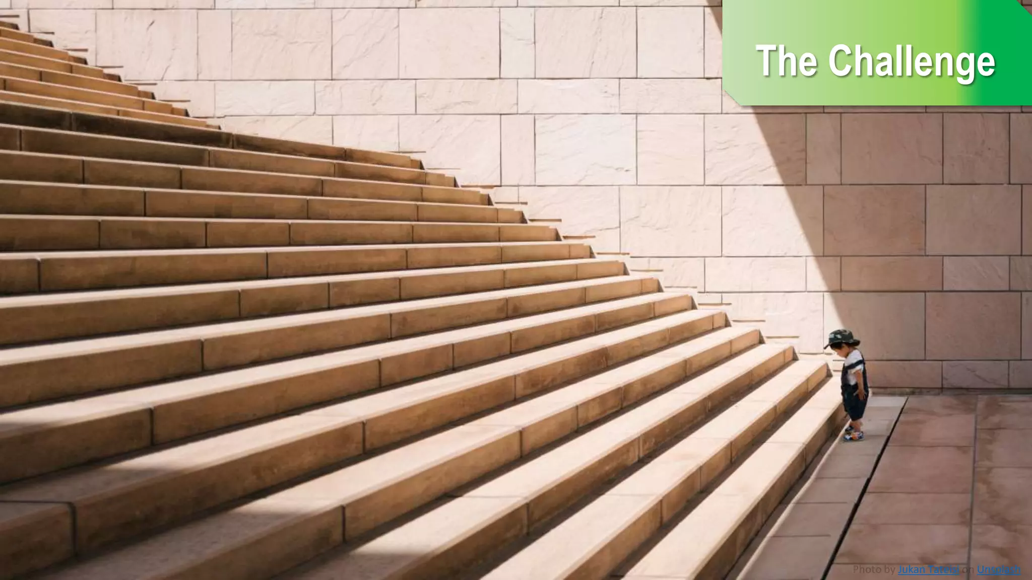 The Challenge
Jukan Tateisi Unsplash