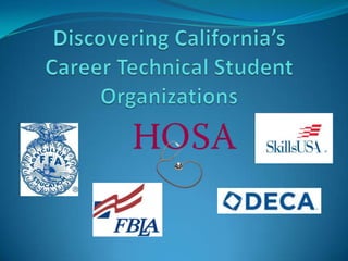 Discovering California’sCareer Technical Student Organizations 
