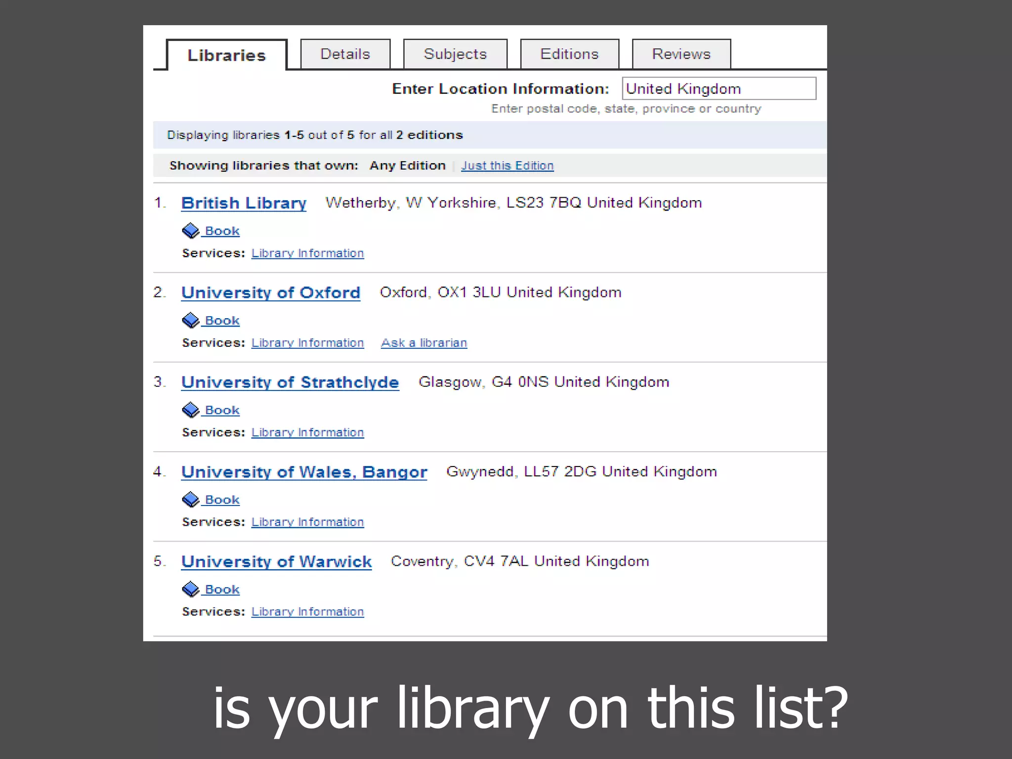 is your library on this list? 