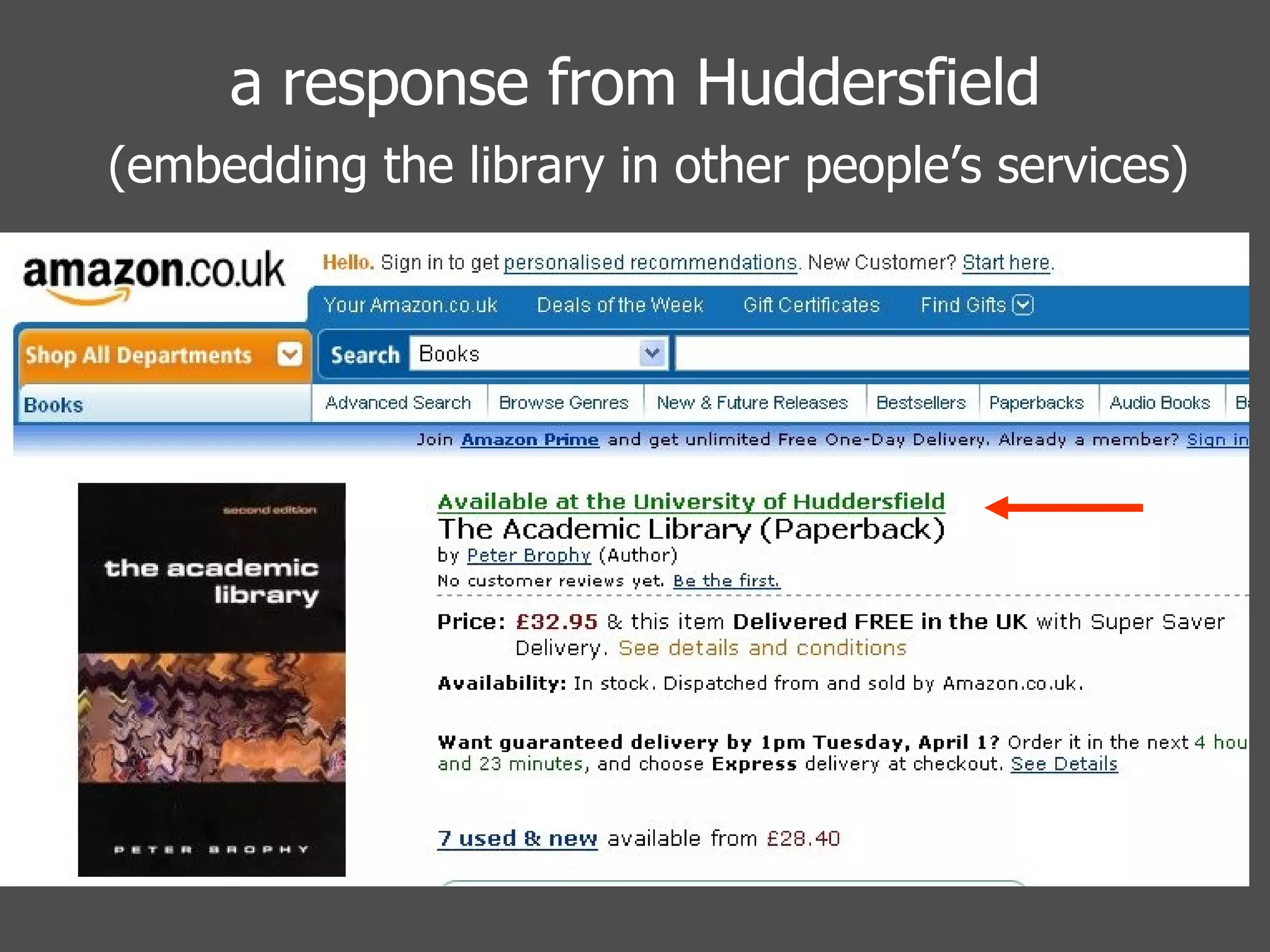 a response from Huddersfield (embedding the library in other people’s services) 