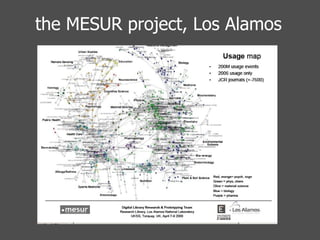 the MESUR project, Los Alamos 