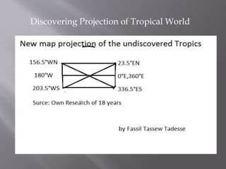 Discovering Projection of Tropical World
 