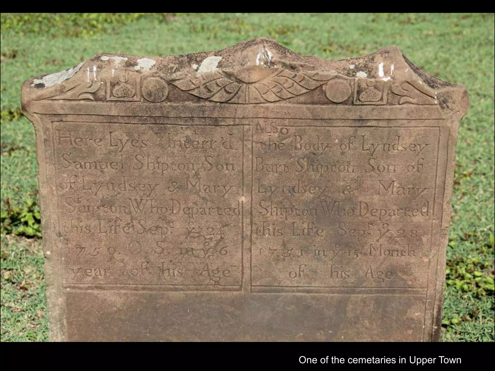 One of the cemetaries in Upper Town
 