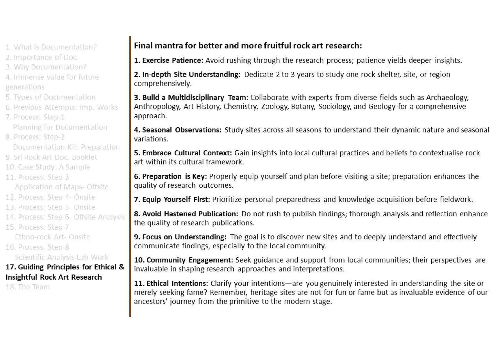 Discovering the Ancient Canvas: Exploring the Scientific Documentation Process of Rock Art
