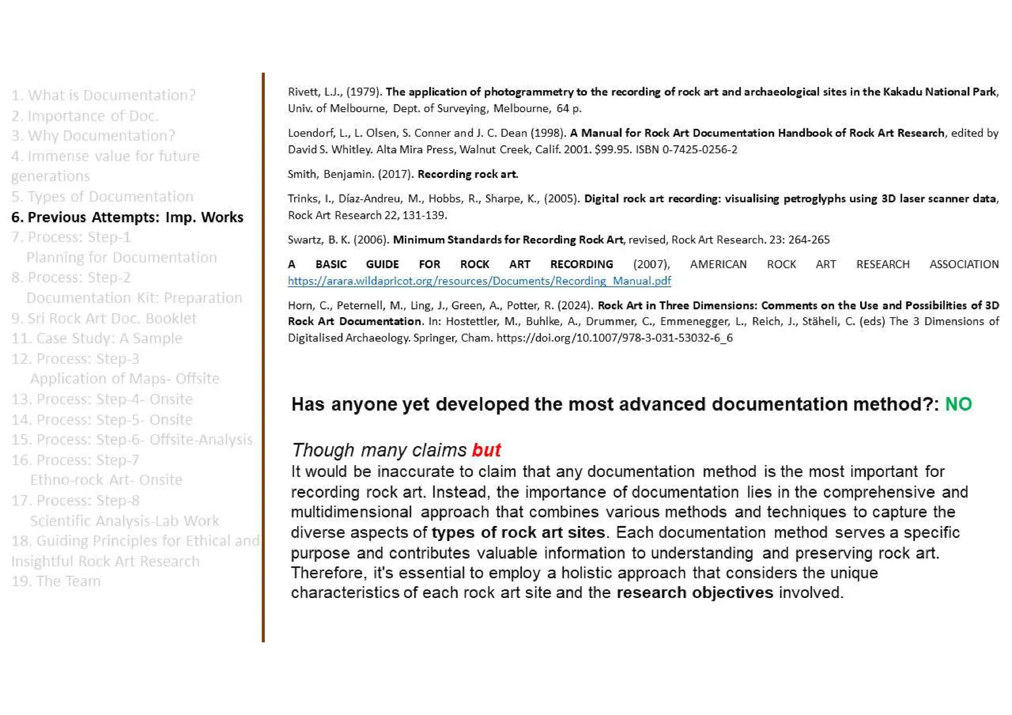 Discovering the Ancient Canvas: Exploring the Scientific Documentation Process of Rock Art