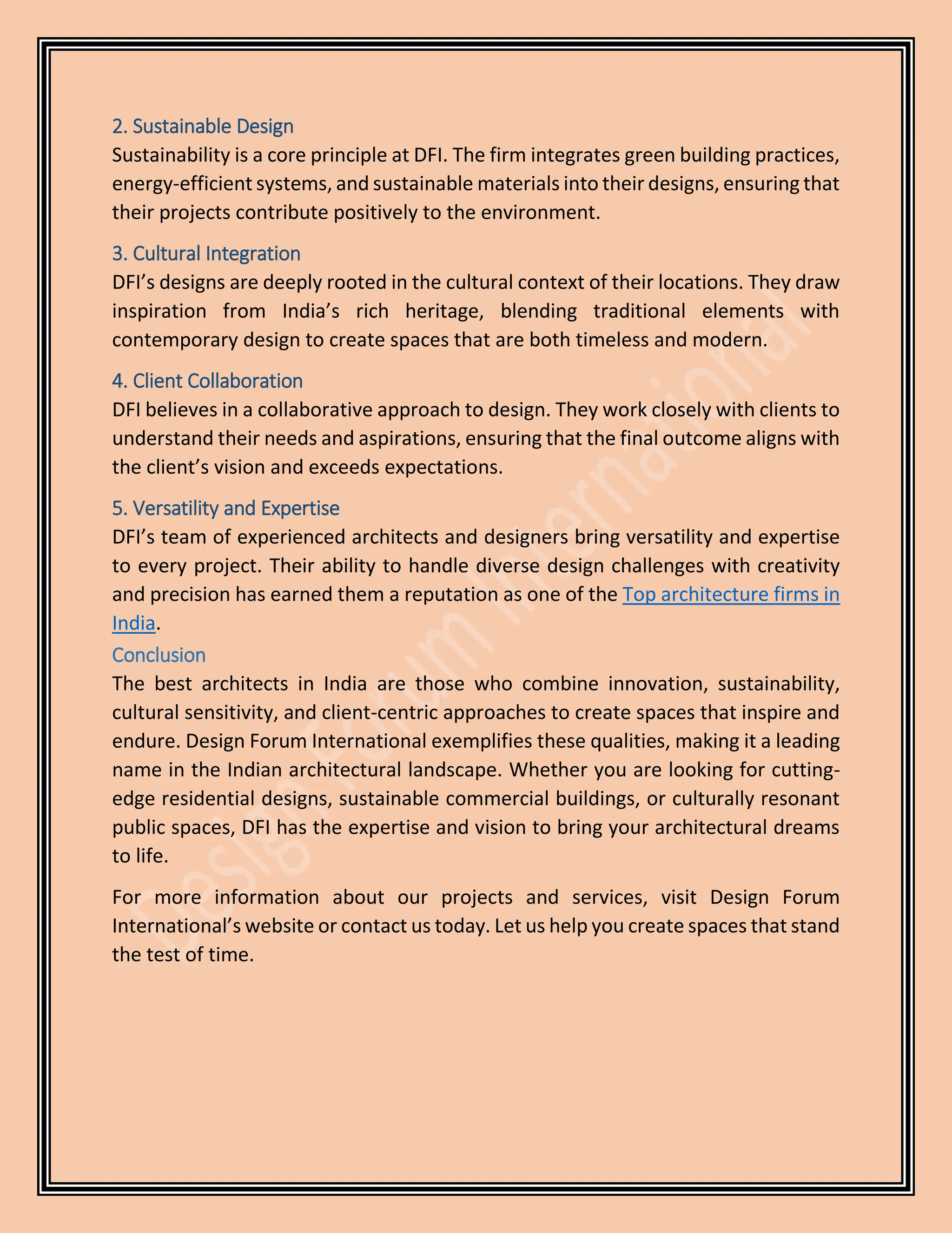 Discovering the Best Architects in India A Spotlight on Design Forum ...