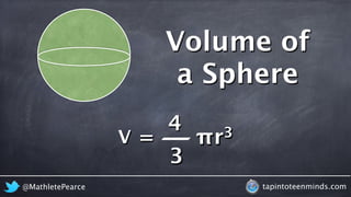 Discovering the Formula for Volume of a Sphere | PDF