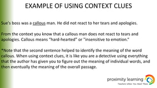 Discovering the meaning to words | PPTX
