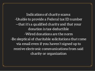 Discovering Trustworthy Charities Slide 7