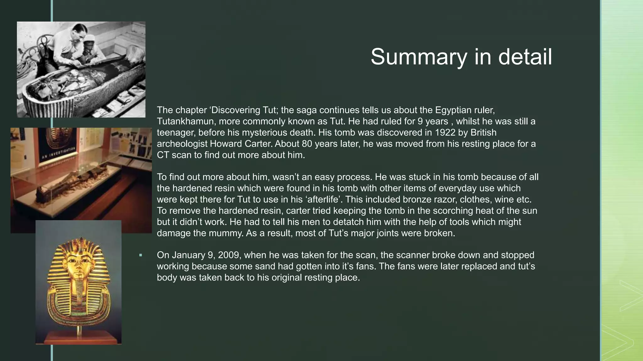 Discovering Tut Saga Continues Pptx