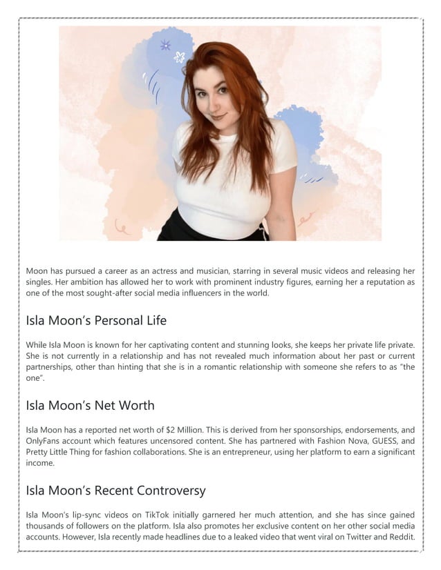 Isla Moon Elevating Captivation Through Visual Artistry PDF