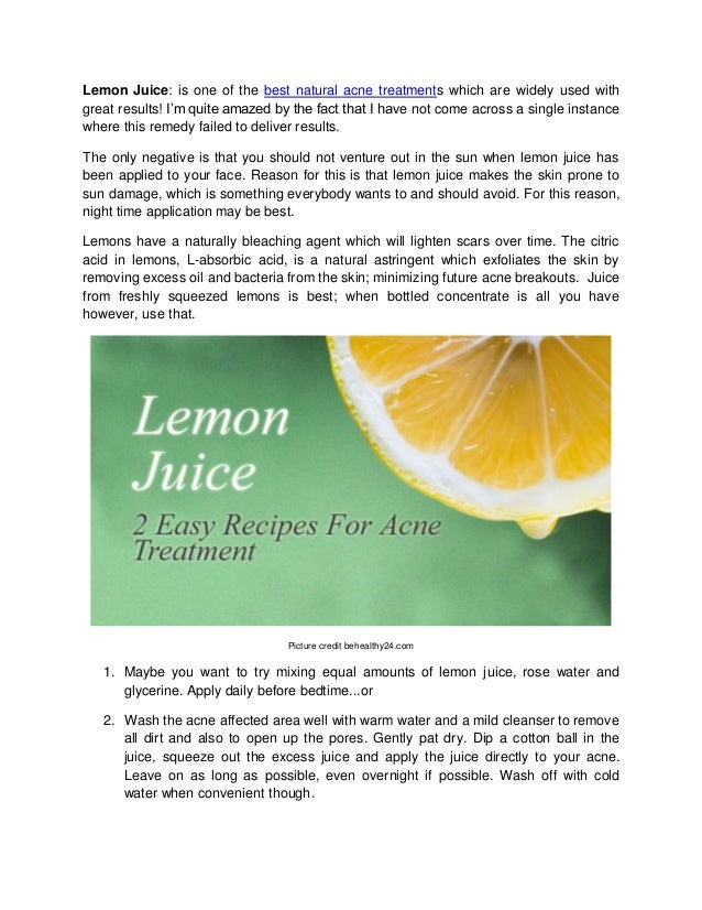 NATURAL ACNE TREATMENT - ACNE OILY SKIN NIGHT TREATMENT ...